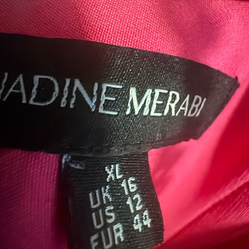 NADINE MERABI Fuchsia Sequin Mini Dress - Picture 3 of 6
